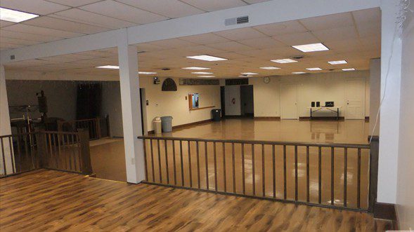 Stewart Hall interior seen from the stage